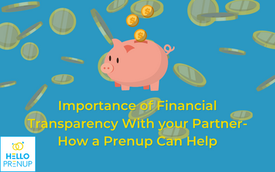 Importance of Financial Transparency With your Partner- How a Prenup Can Help