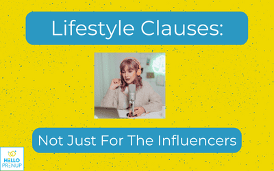Lifestyle Clauses: Not Just for the Influencers