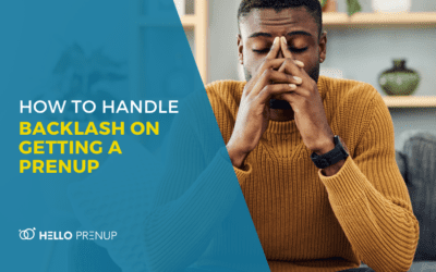 How To Handle Backlash On Getting A Prenup – New York Edition