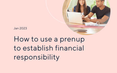 How to Use a Prenup to Establish Financial Responsibility