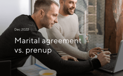 Marital agreement vs. prenup