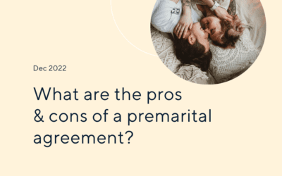 What are the pros and cons of a pre-marriage agreement?