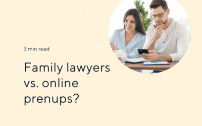 Family Lawyers vs. Online Prenups