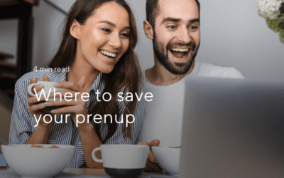 Where to Save Your Prenup Document? 