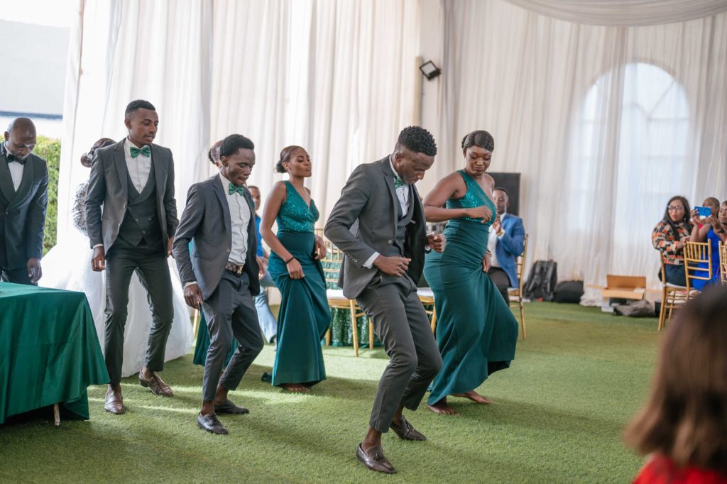 people dancing at a wedding