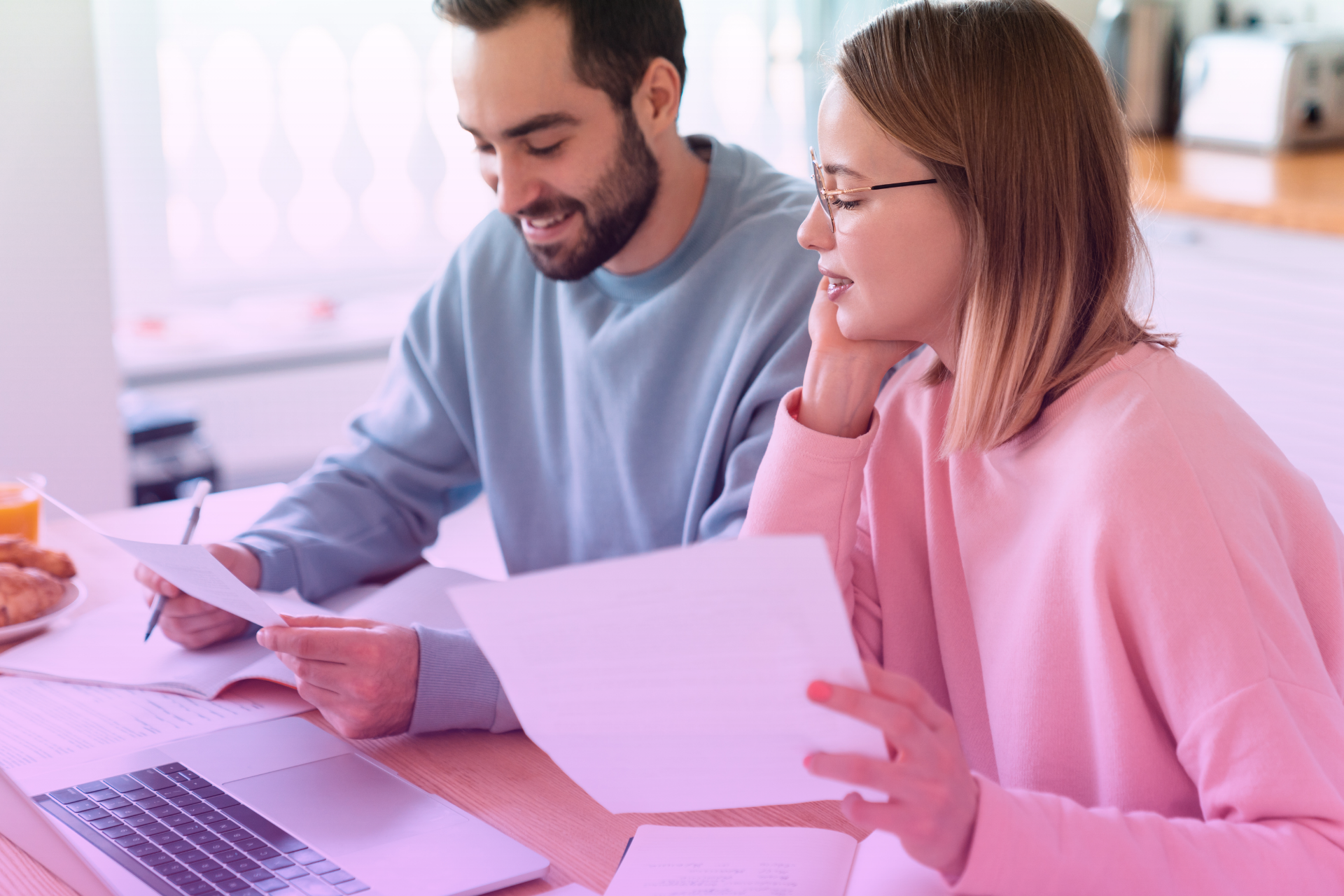 Prenup Check: Couple Going Over Legal Documents