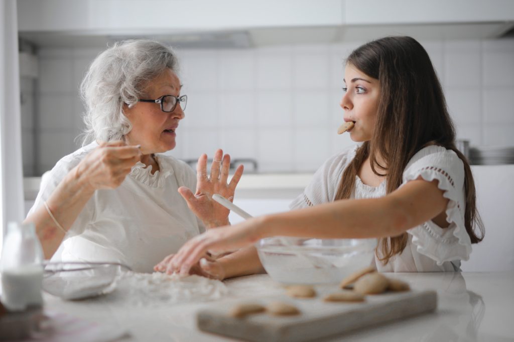 grandmother giving advice to her granddaughter about To Get A Prenup Without Causing An Issue