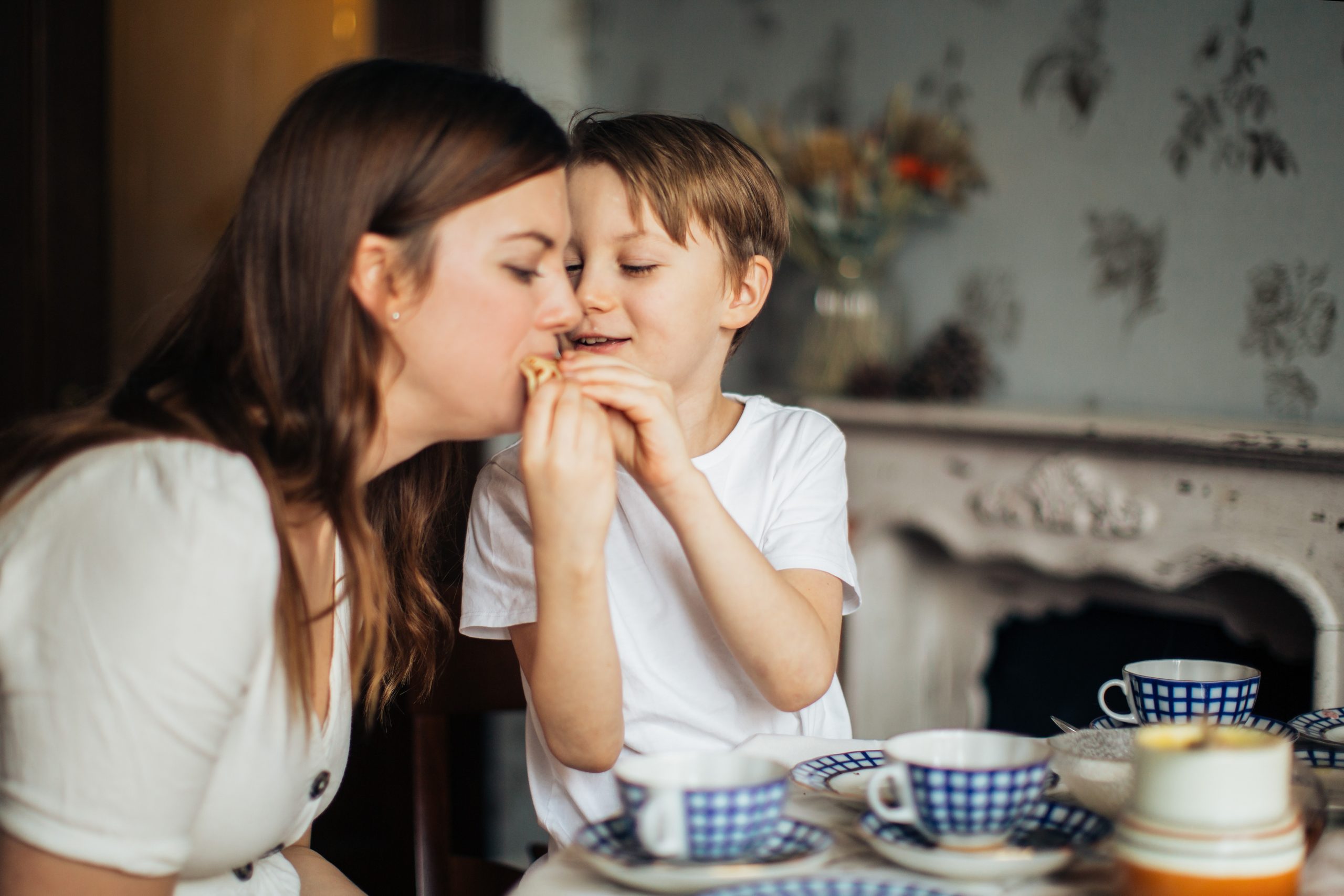 mother and son eating When Is Spousal Support Denied? Understanding the Legal Factors and Procedures