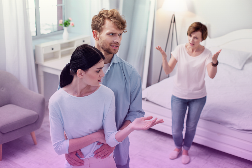 Parents meeting their child's fiance for the first time.