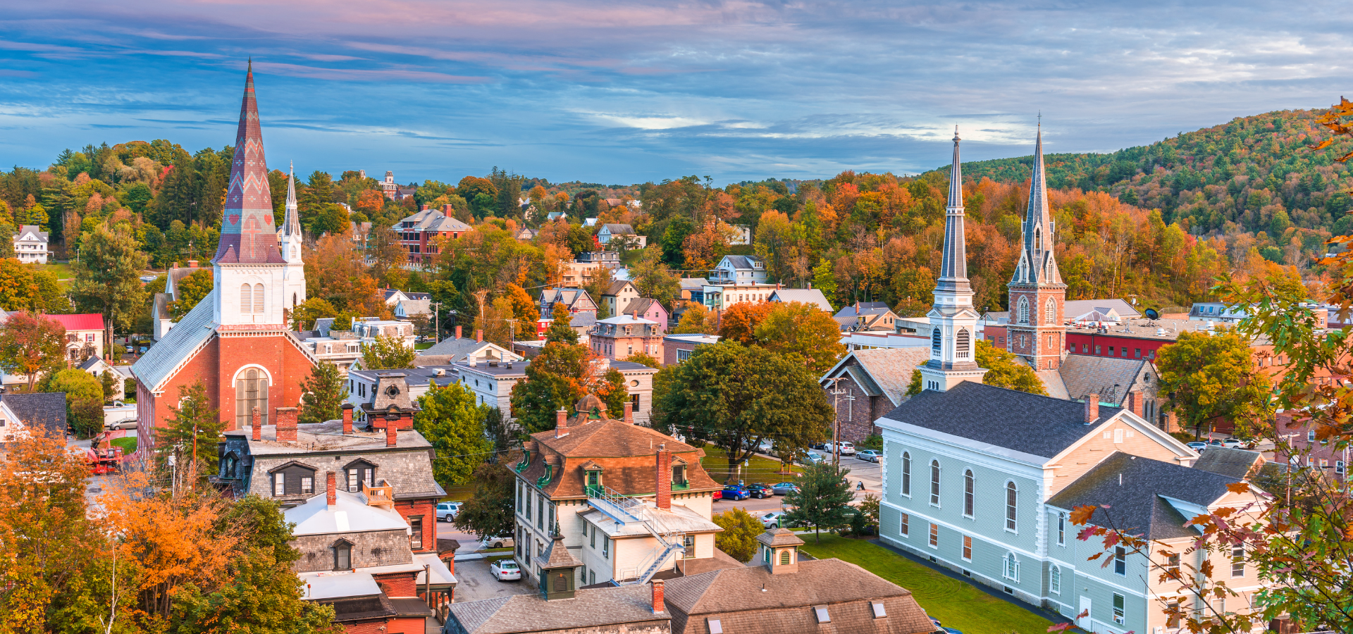 Colorful trees in Vermont