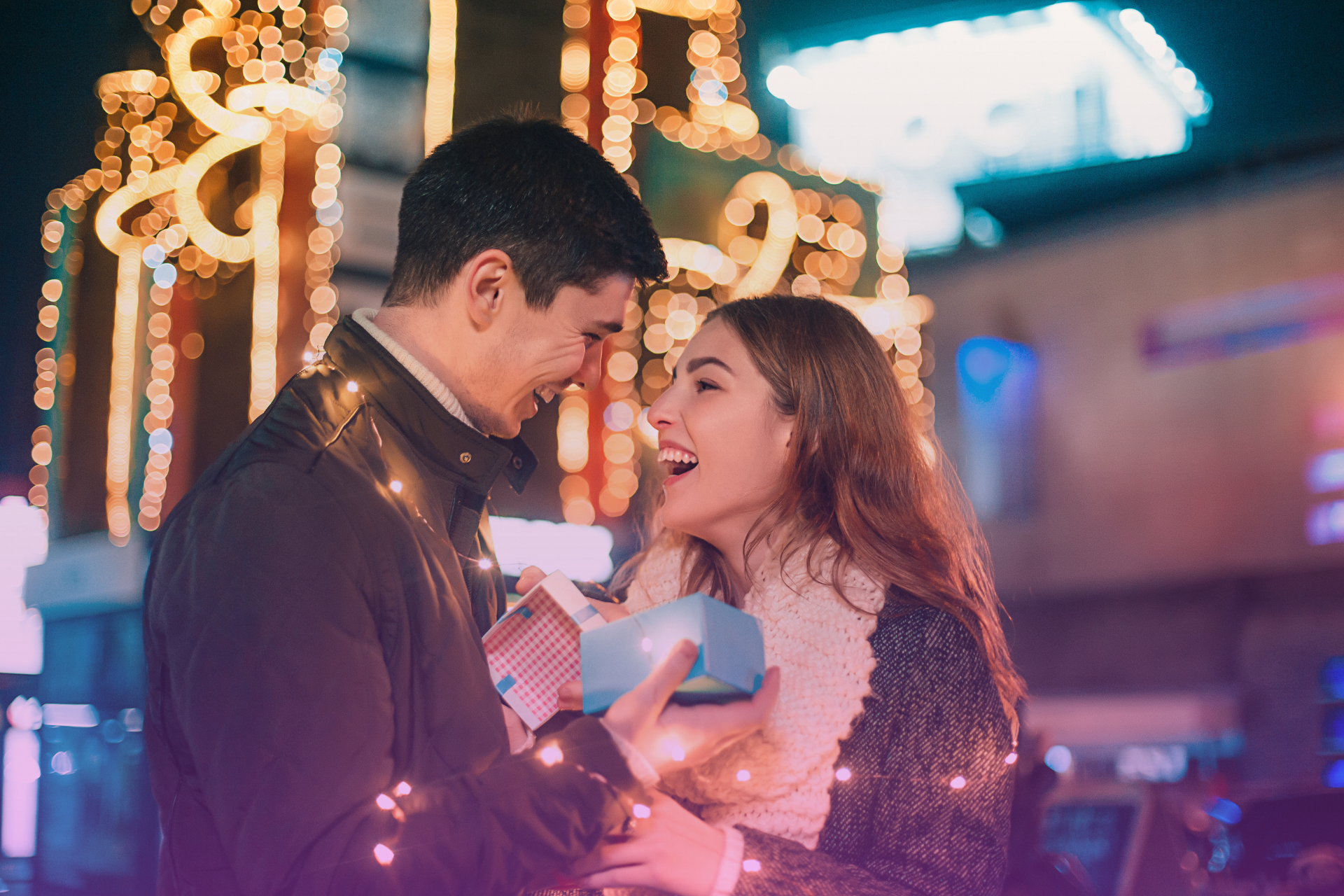 A happy couple engaged in open and honest communication, symbolizing a healthy power dynamic.