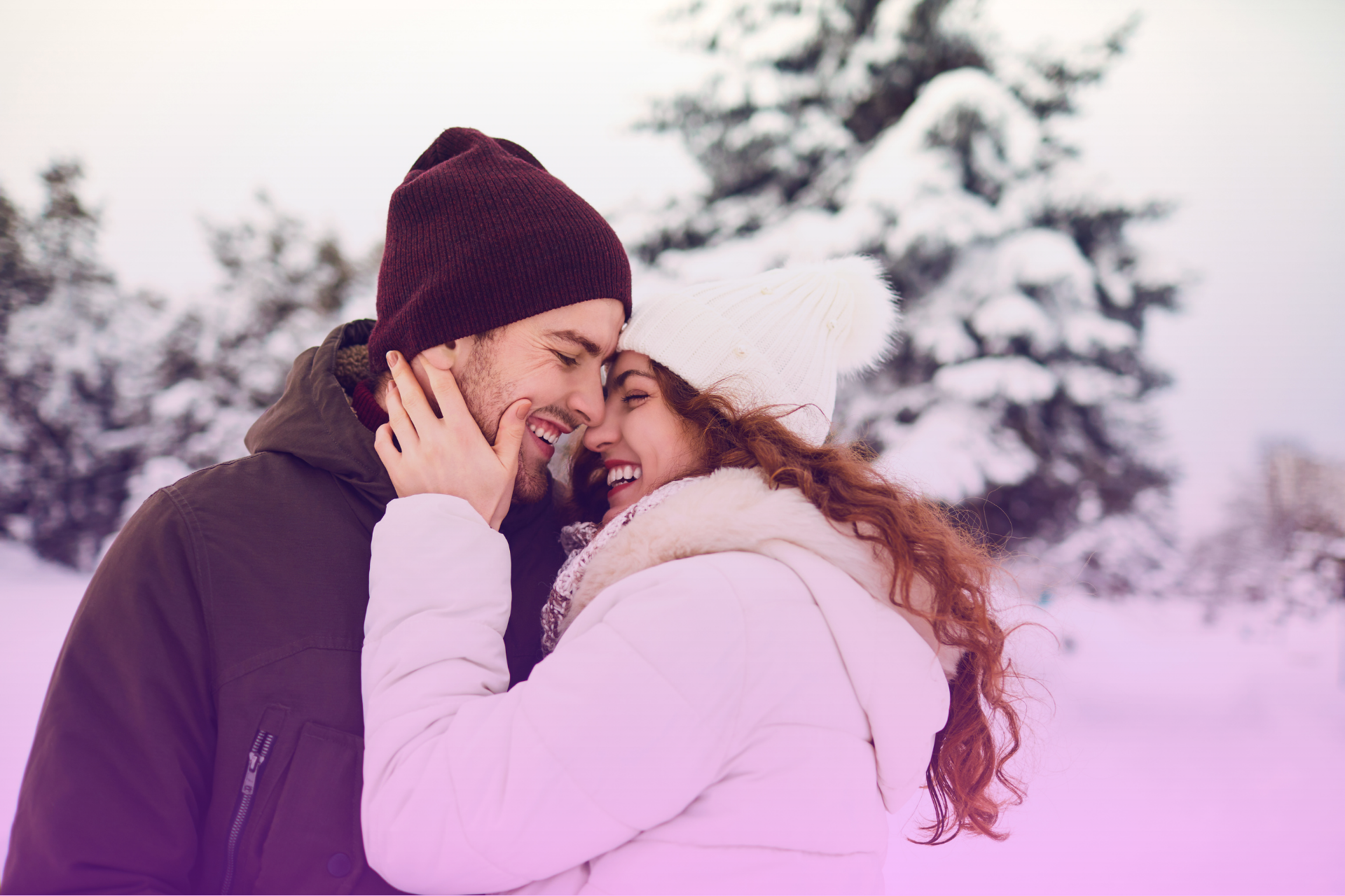 A serene couple sharing a loving embrace in Alaska, symbolizing peace of mind.