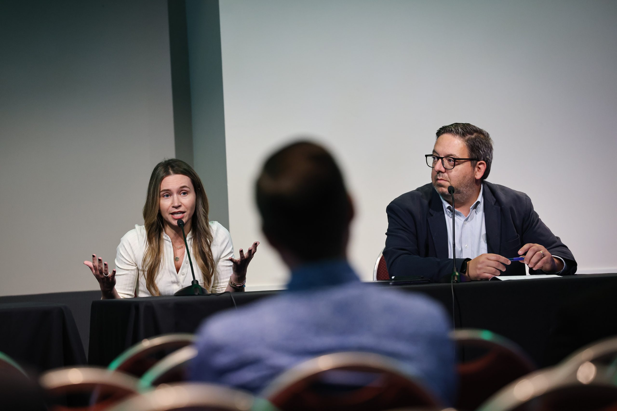 Julia Rodgers in the event Startup Boston Week at Suffolk University.