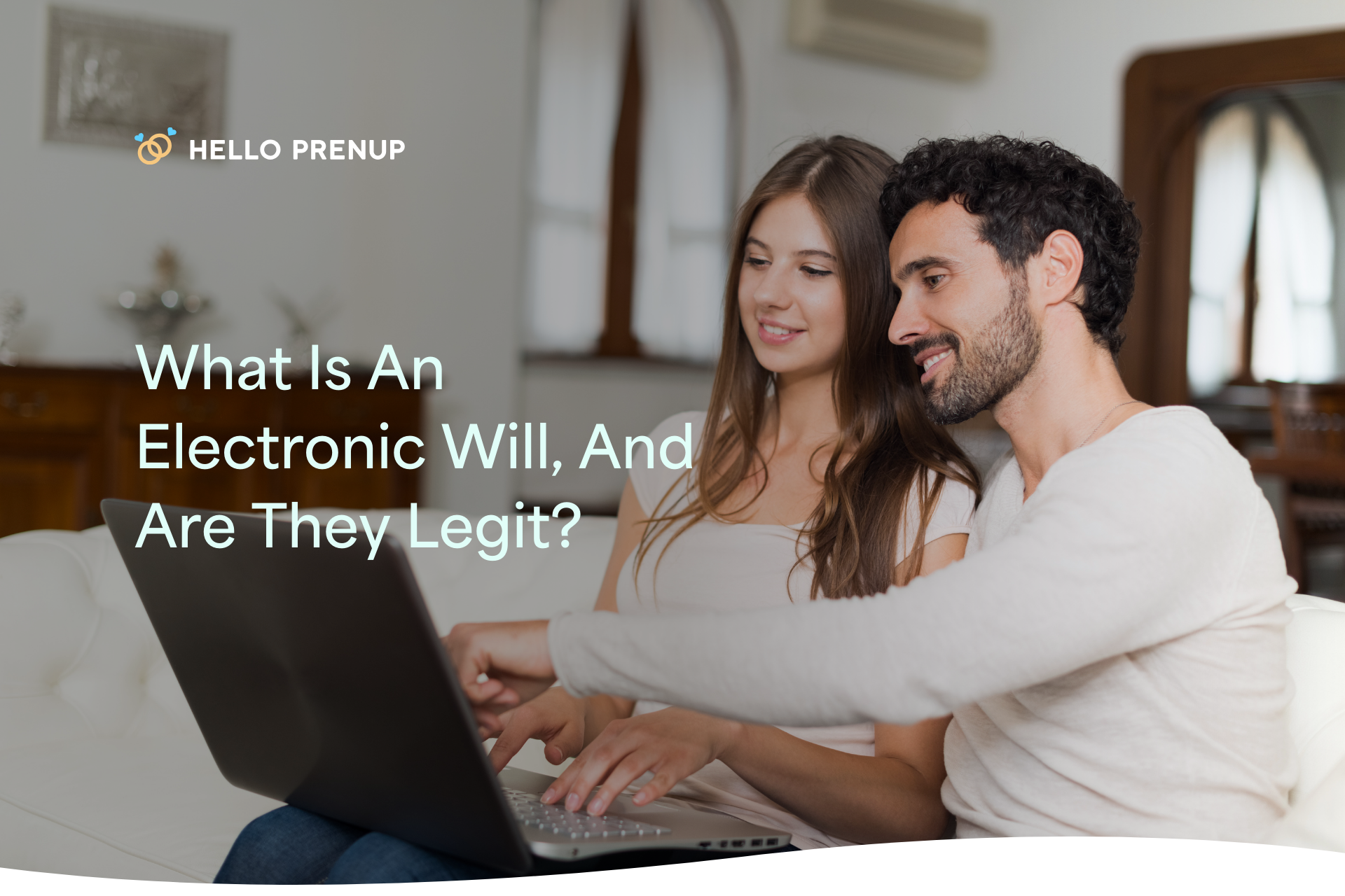 A futuristic image representing modern estate planning, with a digital document symbolizing an electronic will.