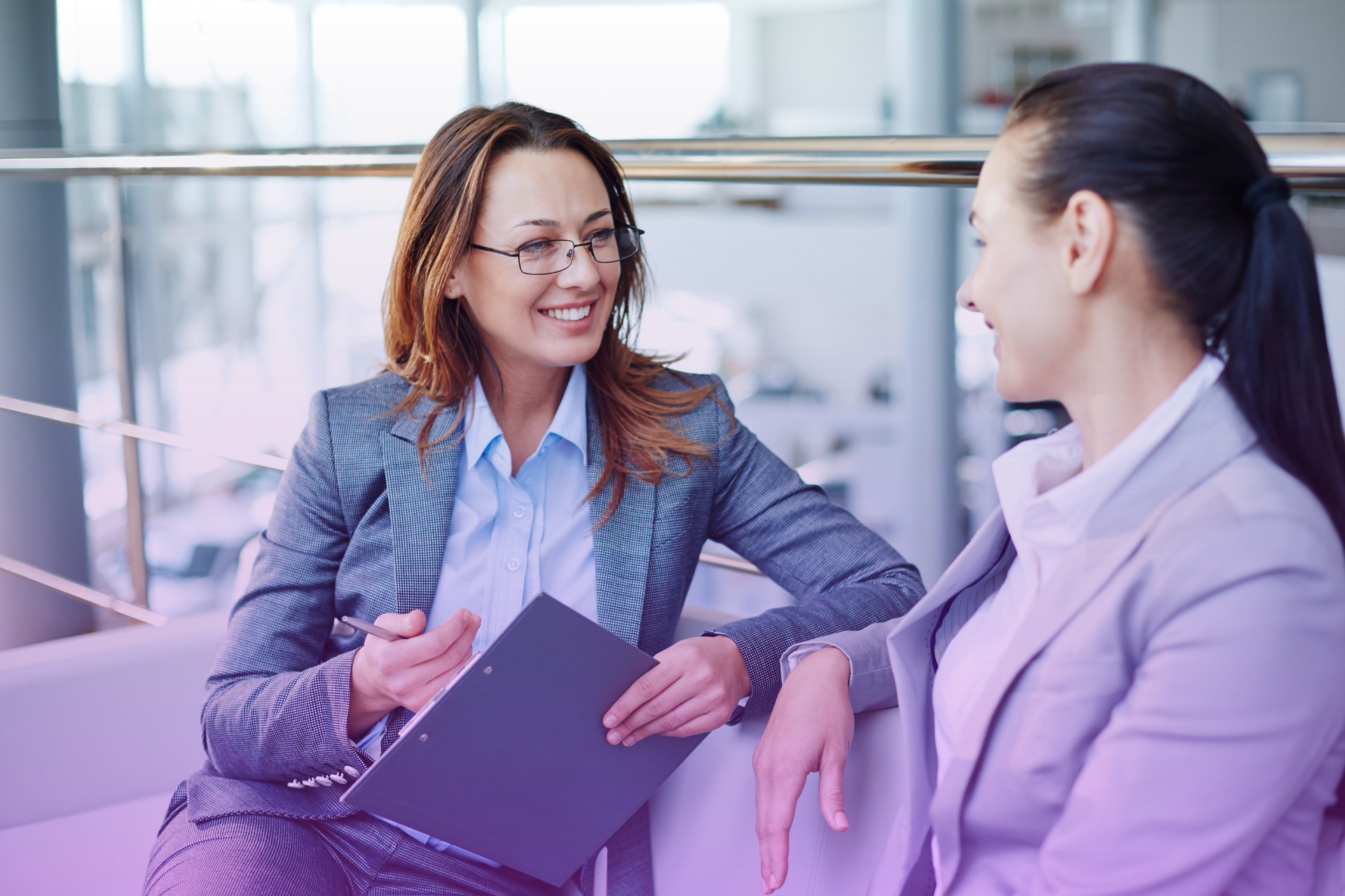 An entrepreneur meets with a HelloPrenup consultant to discuss business valuation for their prenuptial agreement