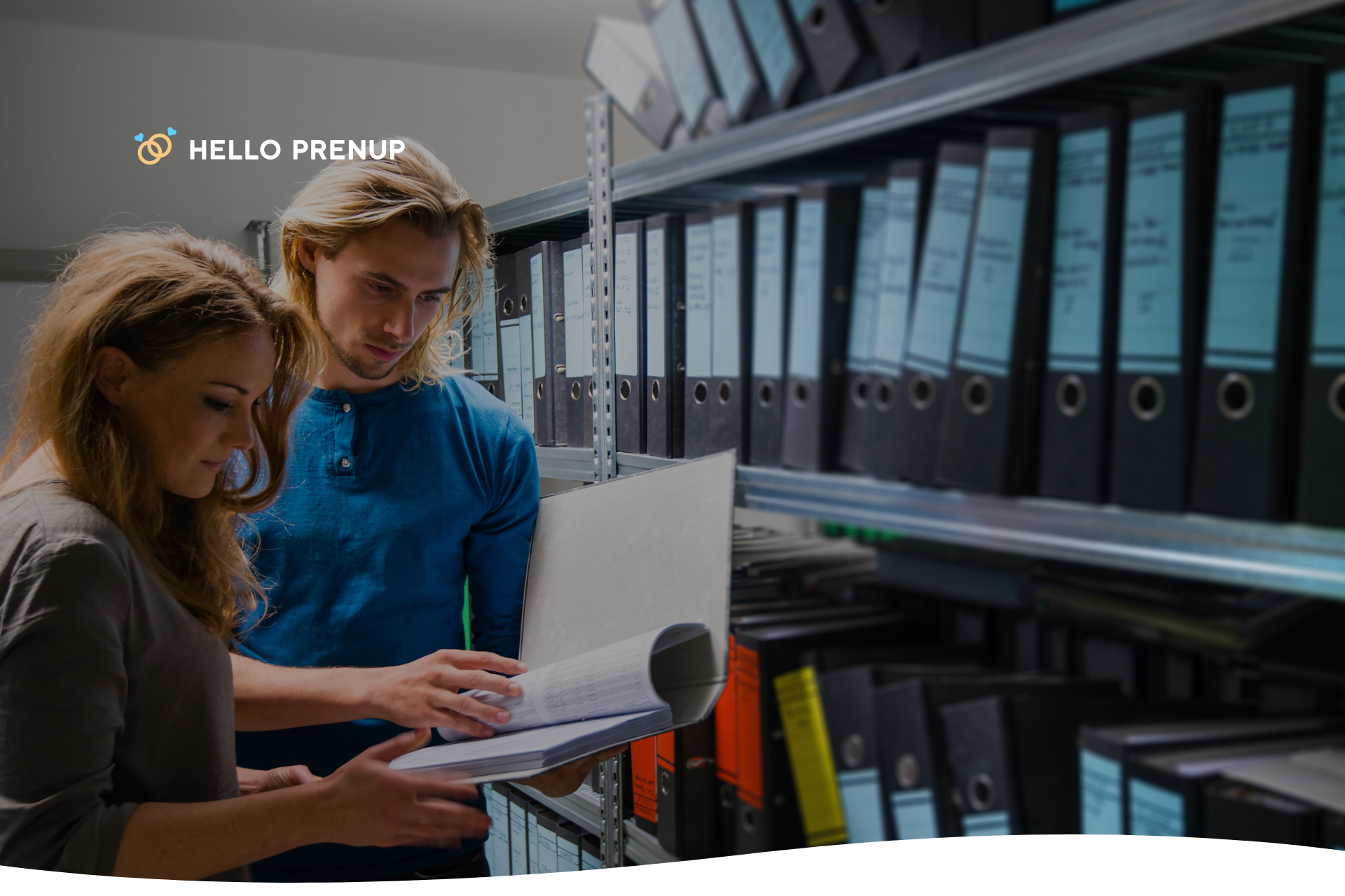 A safe deposit box with a will inside.