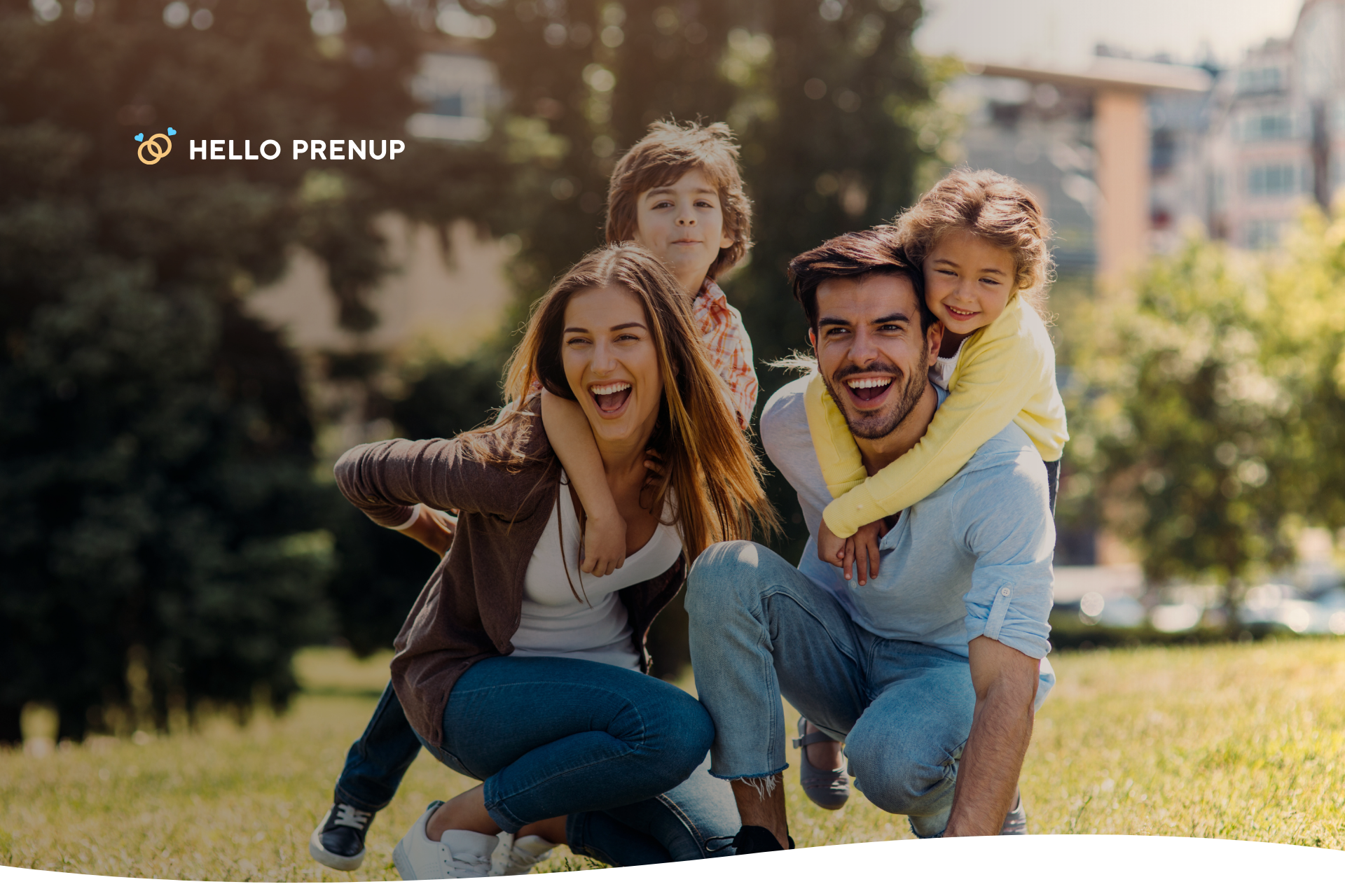 A happy family enjoying time together, symbolizing the peace of mind that comes with proper estate planning.