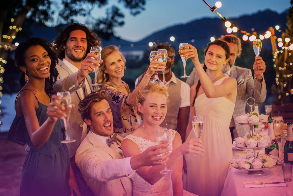 Beautiful wedding celebration