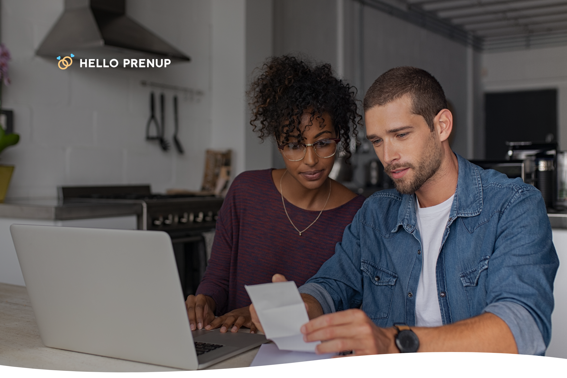 A couple reviewing their financial plan together