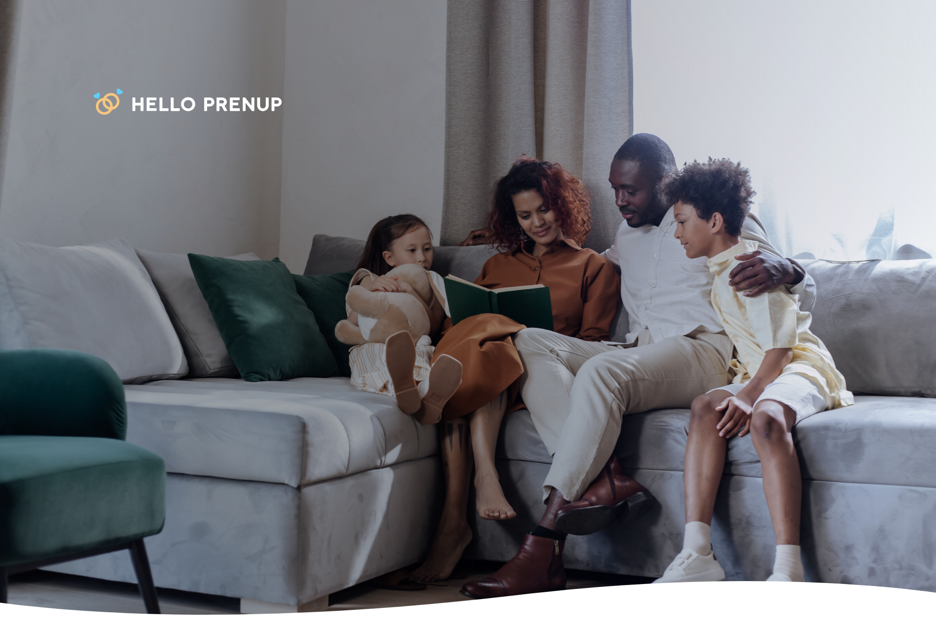 family_reading_will_together A family gathered at a table reading a will together