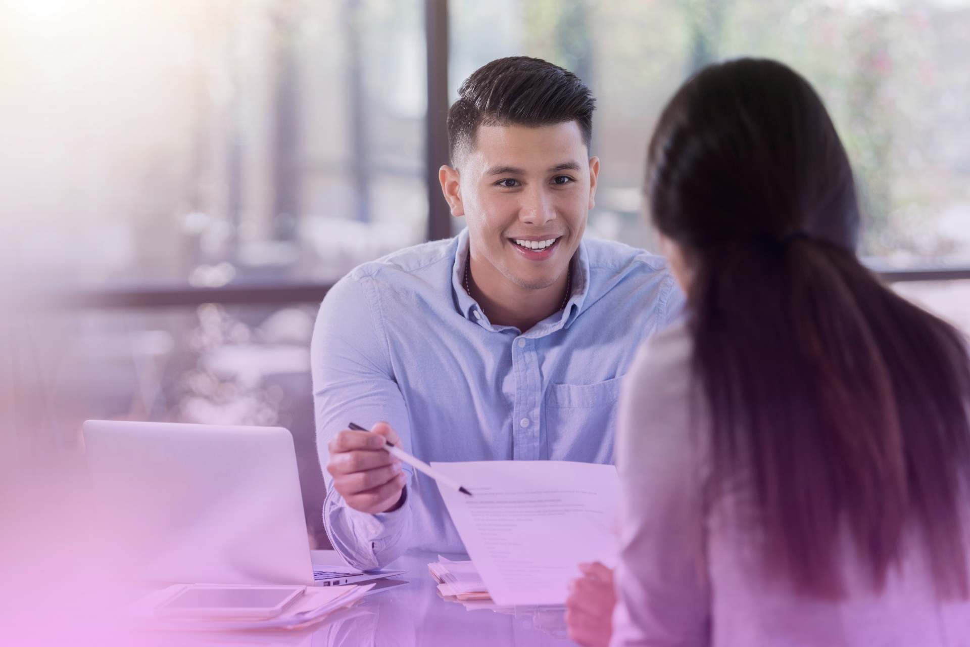 A lawyer reviewing documents related to international assets for a client's will.