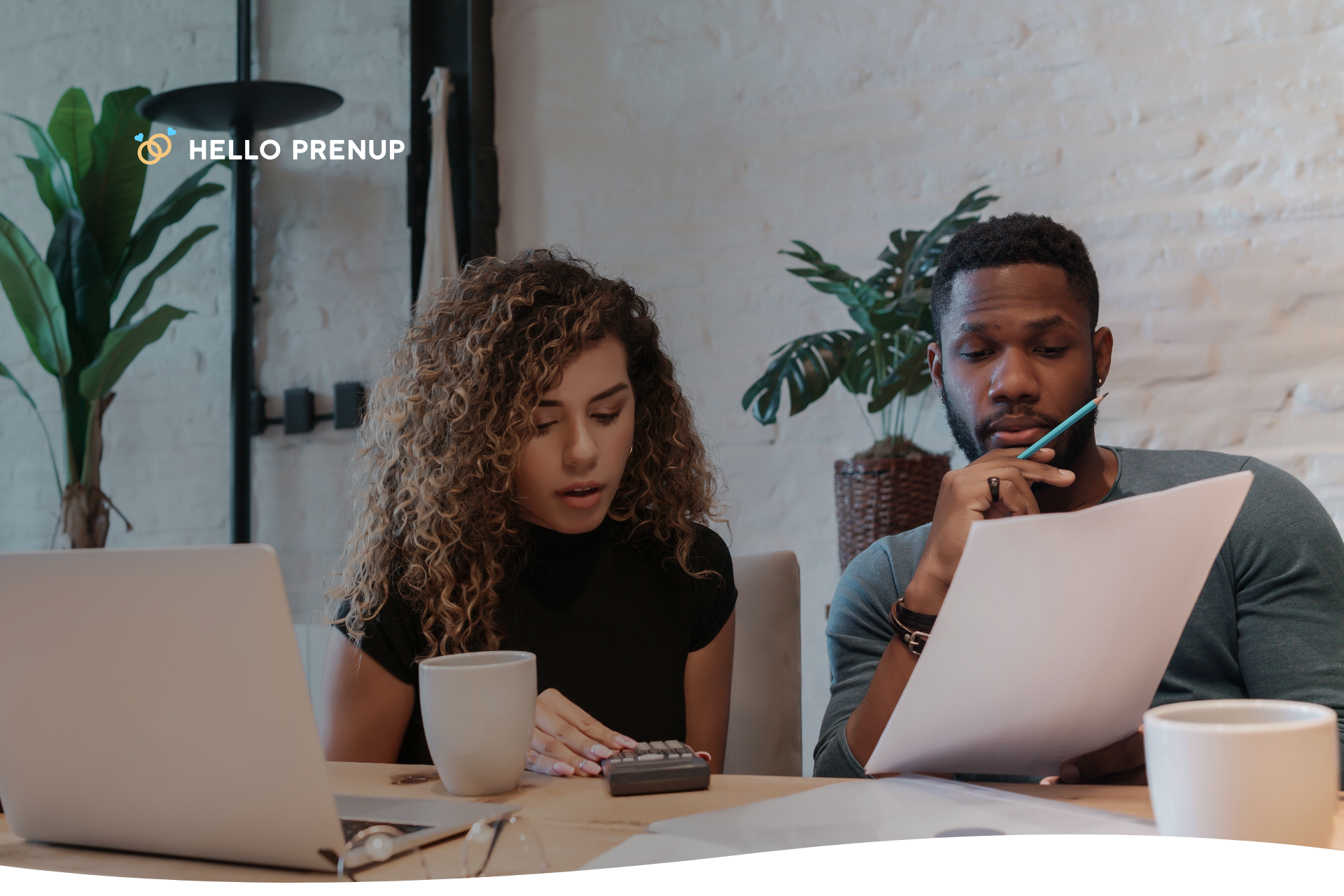 Couple planning financial future using estate planning alternatives