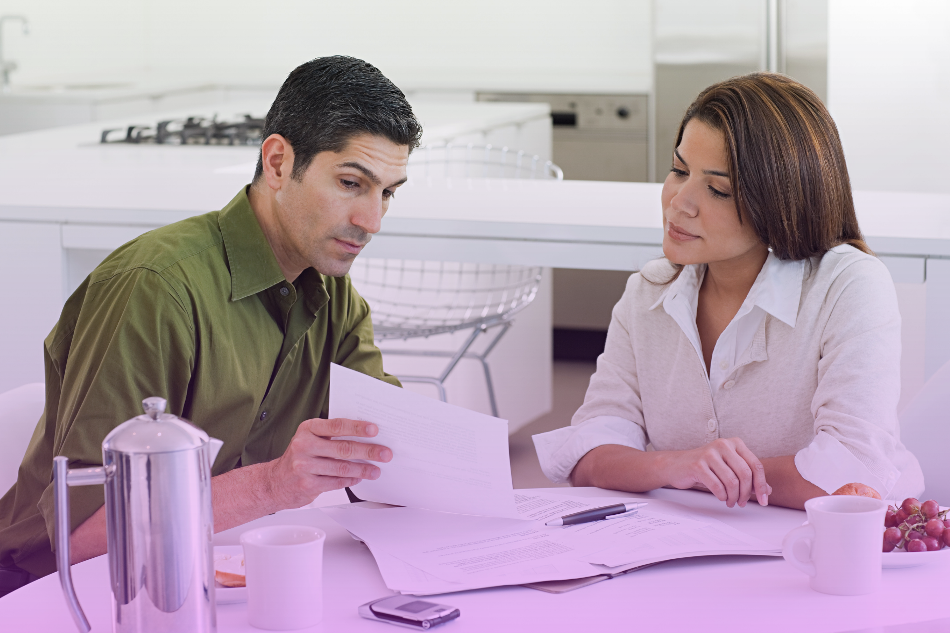  couple reviewing legal paperwork in Minnesota in 2025