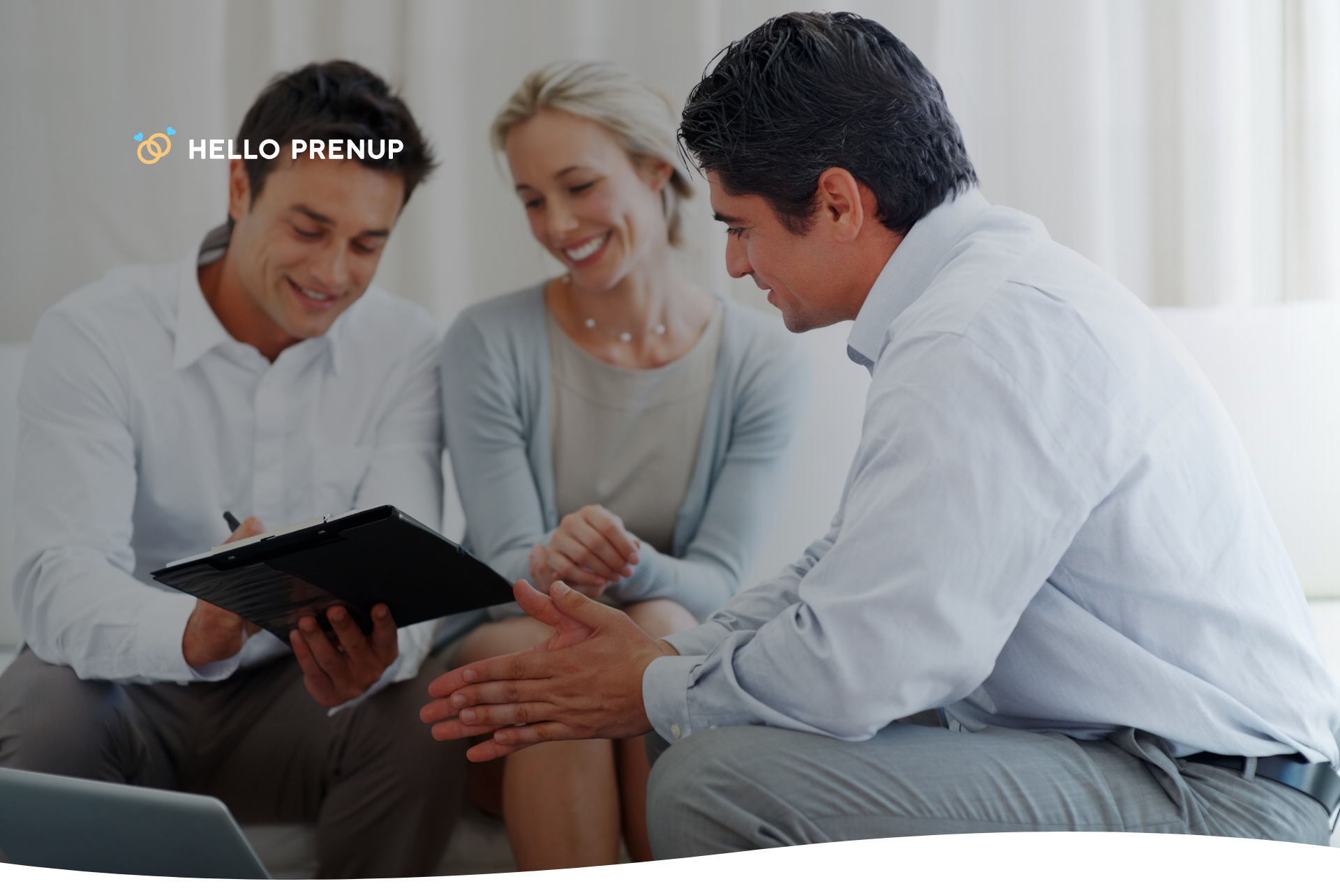 Couple signing a prenuptial agreement in Florida