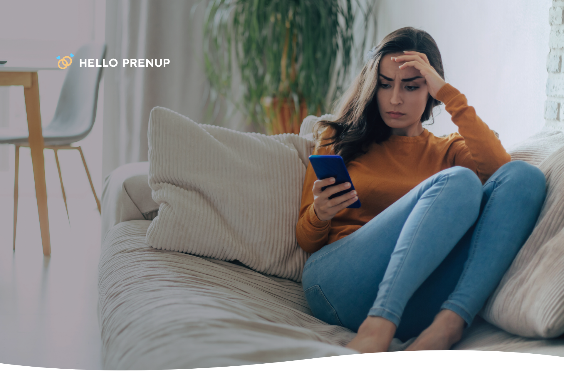 A person looking suspiciously or concerned at their phone, suggesting they might be seeing something unexpected related to finances.