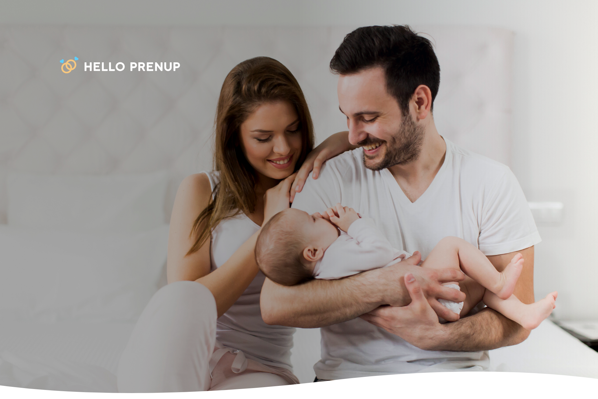 A new couple lovingly looking at their newborn baby, representing the beginning of their journey into parenthood.