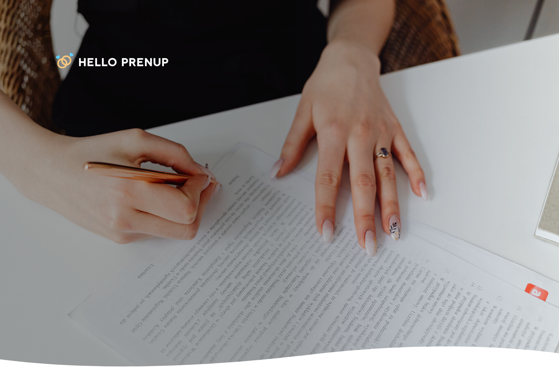 Close-up of a person's hands holding two documents labeled 'Will' and 'Trust' with a pen, symbolizing the combined planning effort.