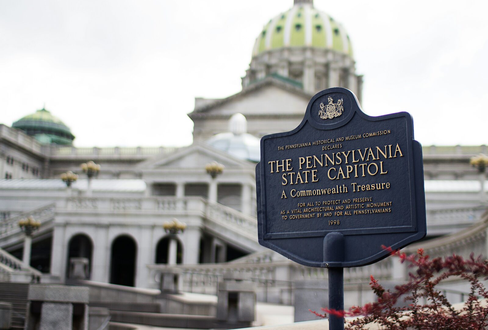 Pennsylvania State Capitol building in Harrisburg, Commonwealth of Pennsylvania